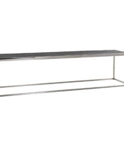 7424 - Coffee table Blackbone silver 160x40